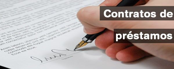 Letra contratos préstamo